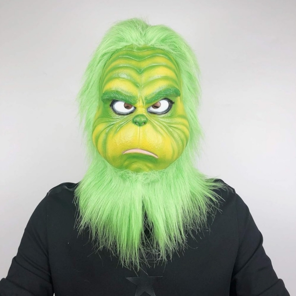 NWOT Grinch Mask Halloween Christmas Costume